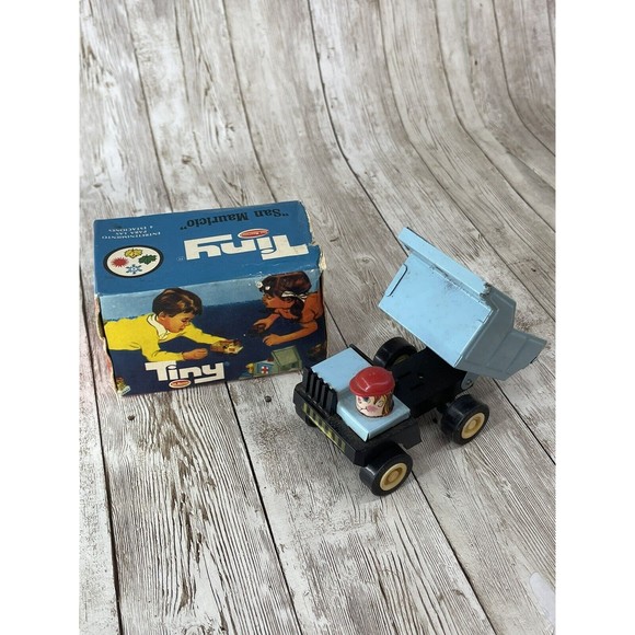 San Mauricio Tiny Volcador Dump Truck w/ Original Box Industria Argentina MINT - Picture 1 of 16